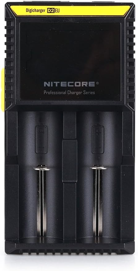 Nitecore Digicharger D2 išmanus universalus baterijų įkroviklis