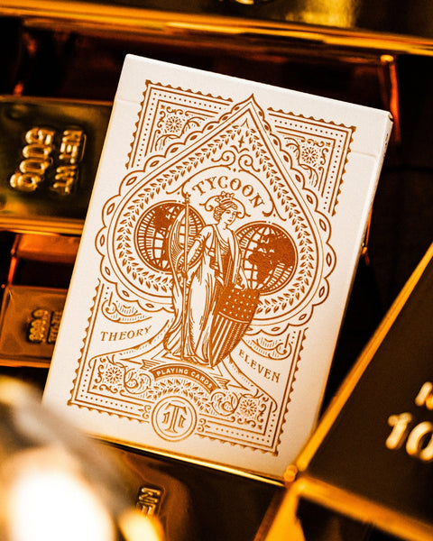 Tycoon Midas Edition jubiliejinės auksinės žaidimo kortos magijai