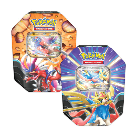 Pokémon Scarlet & Violet Koraidon ex Kolekcinė Skardinė Dėžutė – 5 pakeliai