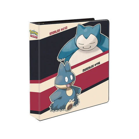 Snorlax & Munchlax Pokémon segtuvas 2'' su 3 žiedais kolekcionieriams