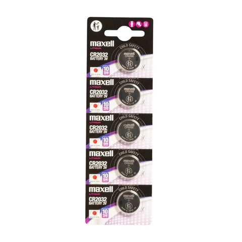 Maxell CR2032 ličio monetinės baterijos 3V, rinkinys 5 vnt.