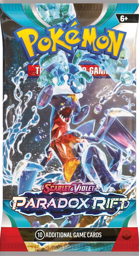 Pokémon TCG Paradox Rift booster pakelis, 10 kortų (anglų k.)