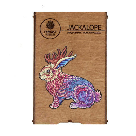 Fantasy Puzzles: Jackalope Dėlionė Iš Medžio L Dydis (300 detalių) Fantasy Puzzles - HOBI.LT 🇱🇹