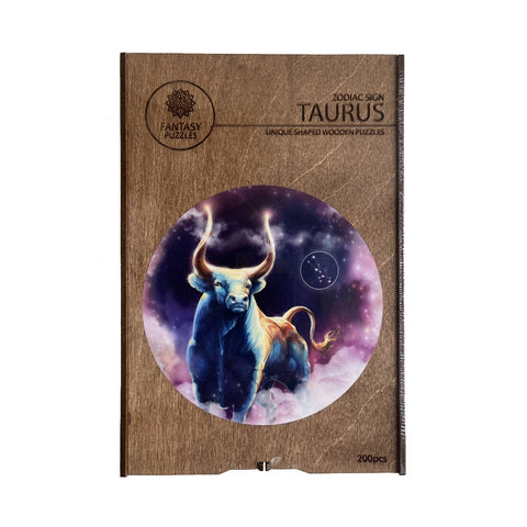 Fantasy Puzzles: Jautis (Zodiakai) Dėlionė Iš Medžio (200 detalių) Fantasy Puzzles - HOBI.LT 🇱🇹