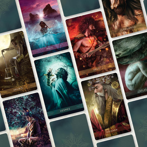 Dieviškojo Vyriškumo Gydomasis Orakulas – Blue Angel kortos