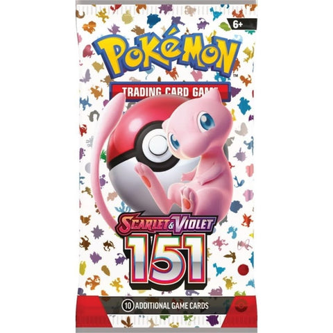 Pokémon TCG Scarlet & Violet 151 booster pakelis, 10 kortų (anglų k.)