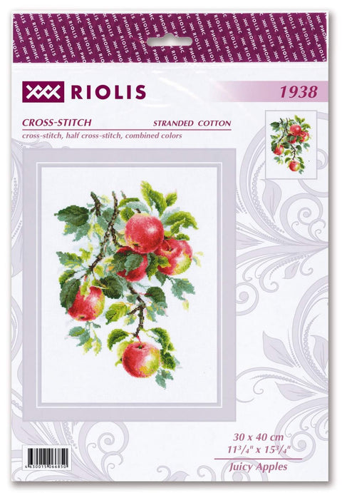 RIOLIS: Juicy Apples siuvinėjimo rinkinys iš RIOLIS Nr.: 1938 - HOBI.LT 🇱🇹