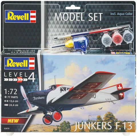 Revell: Junkers F.13 - PLASTIKINIS modeliavimo rinkinys - HOBI.LT 🇱🇹