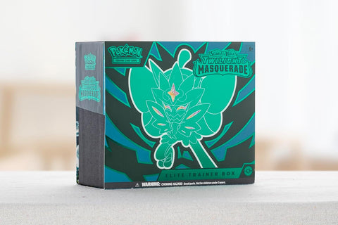 Pokémon TCG Twilight Masquerade ETB dėžė, Ogerpon, 9 pak., anglų