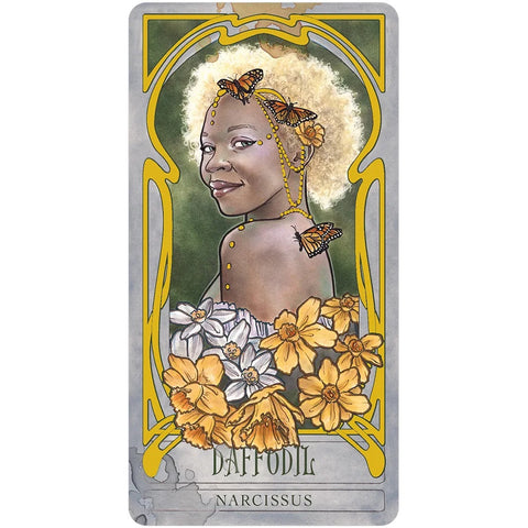 Lady Stirling’s Wicked Garden orakulo kortos ir knyga – 32 kortų rinkinys