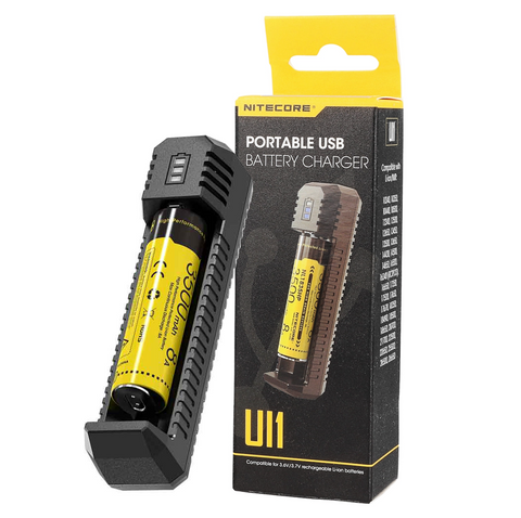 Nitecore UI1 išmanus nešiojamas USB Li-ion baterijų įkroviklis