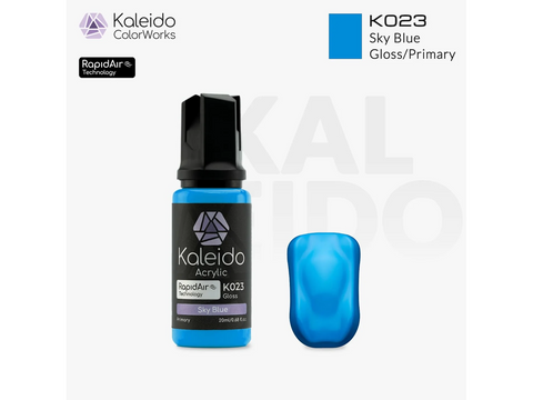 Kaleido RapidAir akriliniai dažai Sky Blue 20 ml (K023) – aerografui