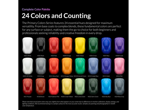 Kaleido ColorWorks RapidAir akriliniai dažai Black 20 ml, K002