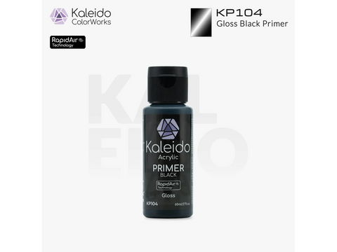 Kaleido ColorWorks RapidAir blizgus juodas gruntas 60 ml KP104