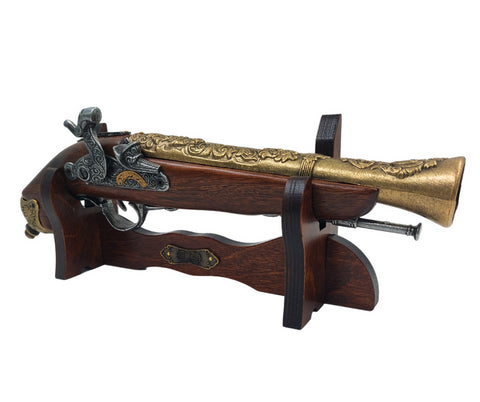 Kapsulinis pistoletas ant medinio stovo - XVIII a. replika - 154S