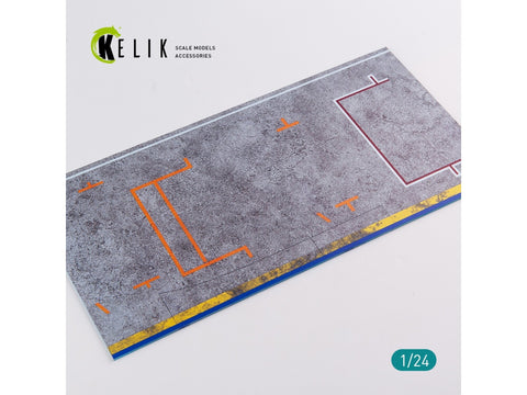 Kelik Le Mans Pitstop akrilo bazė 1/24 modeliui 3x180x357 mm