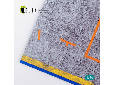 Kelik Le Mans Pitstop akrilo bazė 1/24 modeliui 3x180x357 mm