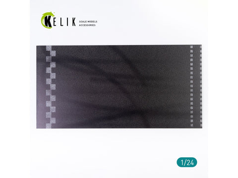 Kelik Le Mans asfalto kelio akrilo pagrindas 1/24, 3x180x357 mm