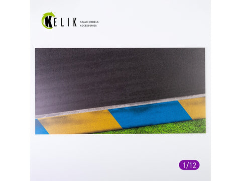 Kelik akrilo pagrindas motociklų trasai 1/12, Asphalt Road Type 1