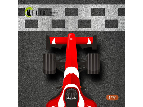 Kelik F1 starto pozicijos akrilo bazė 1/20, 180x357 mm