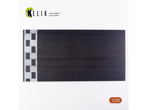 Kelik F1 starto pozicijos akrilo bazė 1/20, 180x357 mm