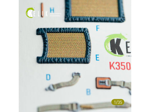 Kelik Bell AH-1G Cobra 1/35 vidiniai 3D lipdukai ICM rinkiniui