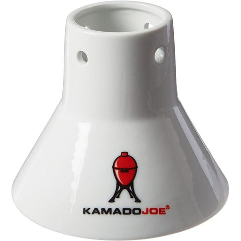 Kamado Joe šilumos difuzorius, baltas keraminis konusas, skirtas tolygiam kepimui ir rūkymui