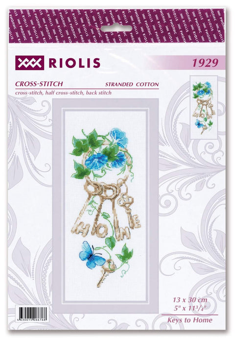 RIOLIS: Keys to Home siuvinėjimo rinkinys iš RIOLIS Nr.: 1929 - HOBI.LT 🇱🇹