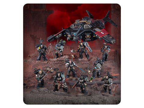 Warhammer 40,000 Deathwatch Kill Team su Corvus Blackstar rinkiniu