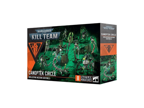 Warhammer 40,000 Kill Team: Canoptek Circle – Necronų rinkinys (8 miniatiūros)