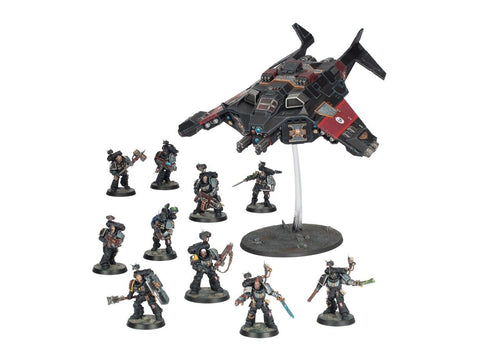 Warhammer 40,000 Deathwatch Kill Team su Corvus Blackstar rinkiniu