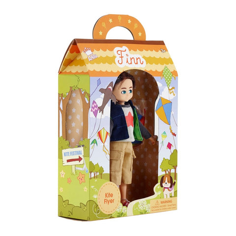 Lottie lėlė Finas – aitvarų gaudytojas, berniuko lėlė 18 cm (3+)
