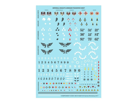 Warhammer 40,000 Imperial Knights Armigeriai: Helverin arba Warglaive, 2 vnt.