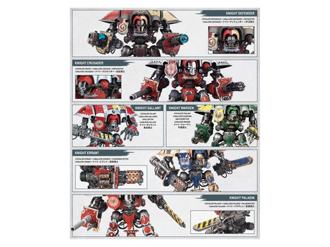 Warhammer 40,000 Imperial Knight Questoris miniatiūrų rinkinys