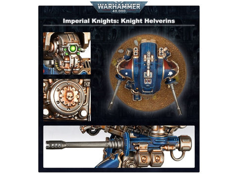 Warhammer 40,000 Imperial Knights Armigeriai: Helverin arba Warglaive, 2 vnt.