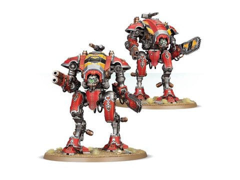 Warhammer 40,000 Imperial Knights Armigeriai: Helverin arba Warglaive, 2 vnt.