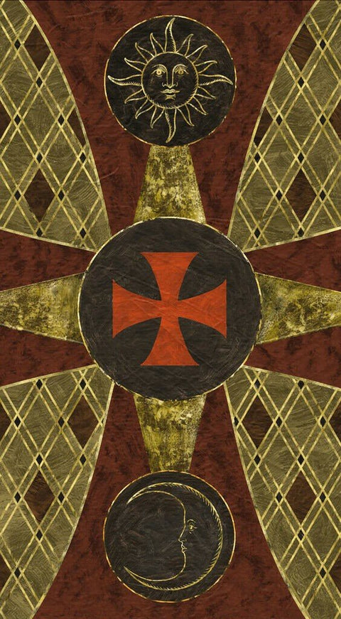 Lo Scarabeo: Knights Templar Tarot kortos - HOBI.LT 🇱🇹
