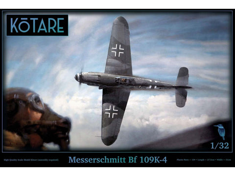 Kotare Messerschmitt Bf 109K-4 1/32 plastikinis surenkamas modelis (32009)