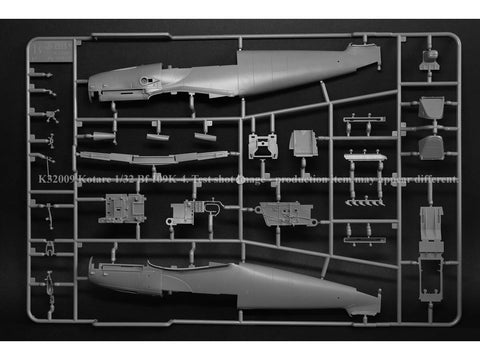 Kotare Messerschmitt Bf 109K-4 1/32 plastikinis surenkamas modelis (32009)