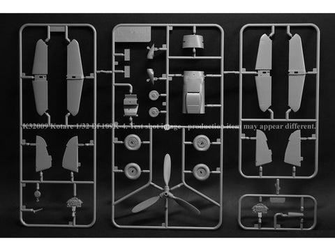 Kotare Messerschmitt Bf 109K-4 1/32 plastikinis surenkamas modelis (32009)
