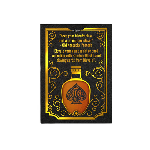 Bicycle Bourbon Black Label žaidimo kortos
