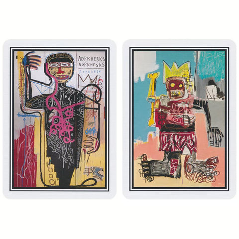 Basquiat žaidimo kortų rinkinys – 2 kaladės, ribotas leidimas, dovanoms