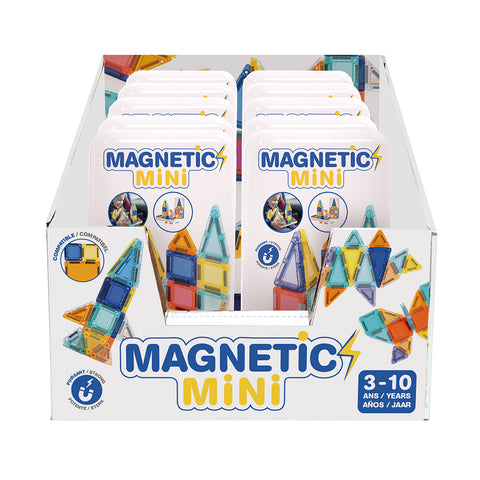 Mini magnetinis konstruktorius kelionėms su dėžute, 26 det., 3–10 m.