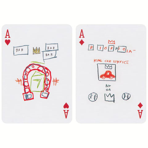 Basquiat žaidimo kortų rinkinys – 2 kaladės, ribotas leidimas, dovanoms