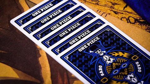 One Piece Sabo žaidimo kortos – kolekcinė pokerio kaladė anime fanams