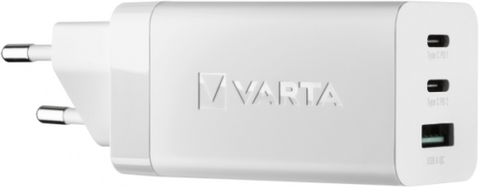 Varta 65W GaN sieninis USB-C PD / USB-A QC įkroviklis