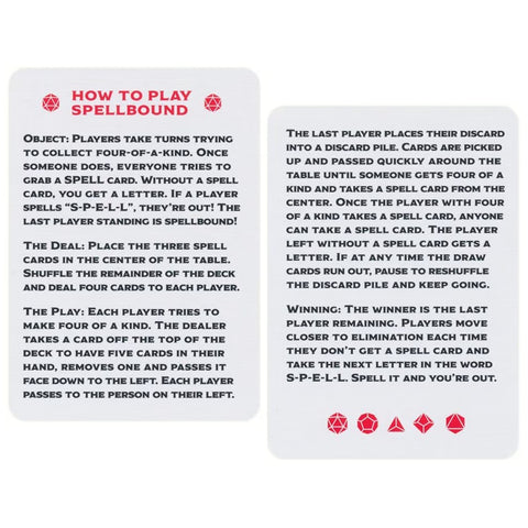 Bicycle Spellbound žaidimo kortos – magijos tema, D&D, pokeriui