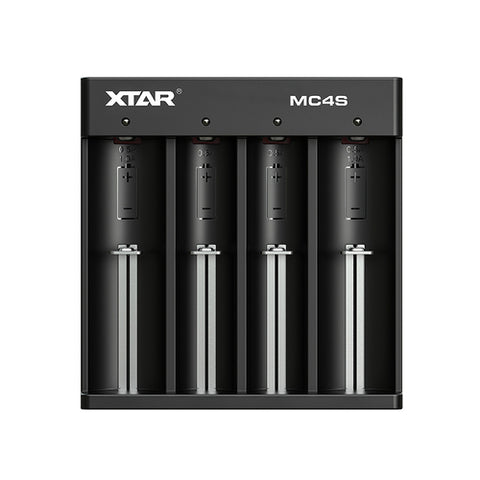 XTAR MC4S USB-C universalus baterijų įkroviklis 4 lizdams