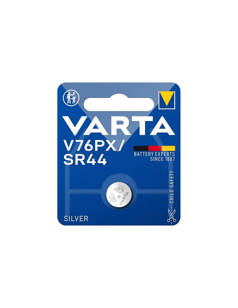 Varta SR44 sidabro oksido baterija 1,55 V laikrodžiams, 1 vnt.