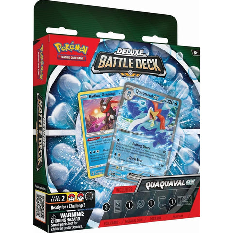 Pokémon Quaquaval ex Deluxe Battle Deck kortų kaladė vaikams